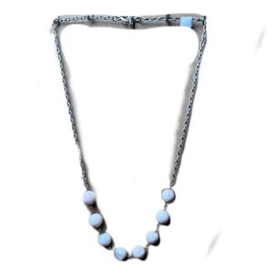 Pink opal necklace handmade one of a kind